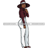 Fashion Diva Glamour Afro Classy Sexy Lady SVG PNG JPG Vector Files For Cutting and More