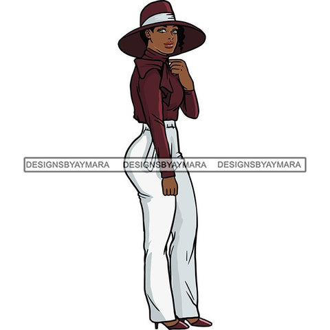 Fashion Diva Glamour Afro Classy Sexy Lady SVG PNG JPG Vector Files For Cutting and More