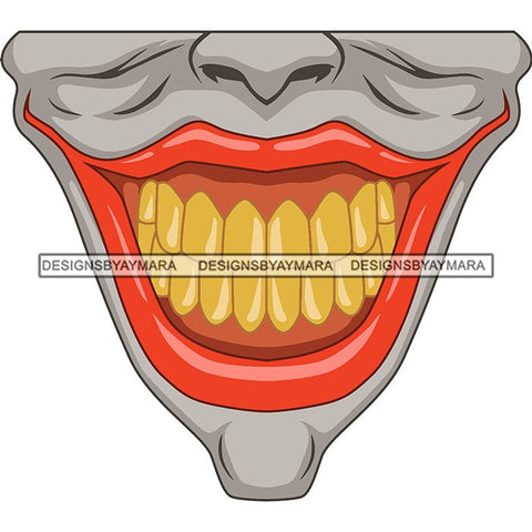Funny Half Face Cute Designs For Mask Virus Protection SVG Cutting Files