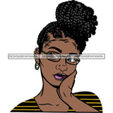 Afro Boss Lady Dope Diva Glamour Hot Sellers Designs .SVG Cutting Files