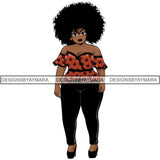Afro Lola Boss Lady Quotes SVG Cutting Files For Silhouette Cricut and More