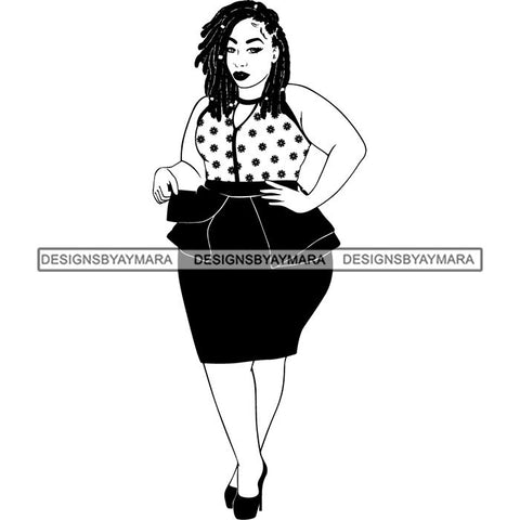 Afro Lady Black Goddess Melanin Dark Latina Morena SVG Files For Cutting and More!