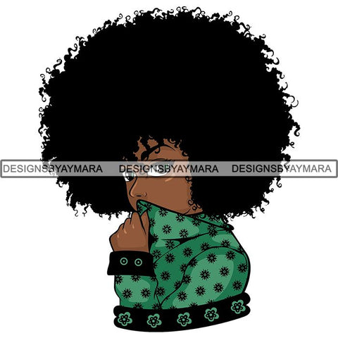 Afro Lola Boss Lady Quotes SVG Cutting Files For Silhouette Cricut and More
