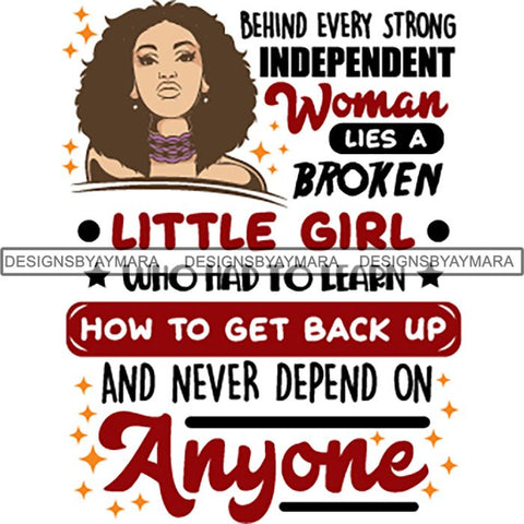 Afro Boss Lady Lord Life Quotes SVG Files For Cutting and More
