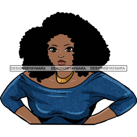 Attractive BBW Nubian Melanin Popping Beautiful African American Big Woman SVG Cutting Files
