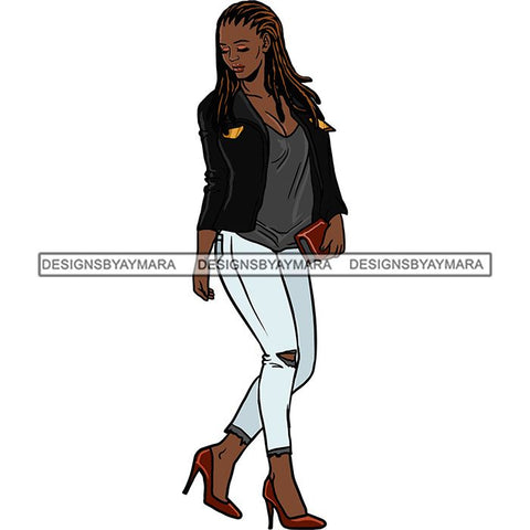 Fashion Diva Glamour Afro Classy Sexy Lady SVG PNG JPG Vector Files For Cutting and More