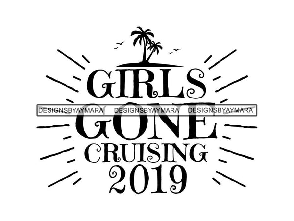 Girls Weekend Getaway SVG Quotes Files For Silhouette and Cricut