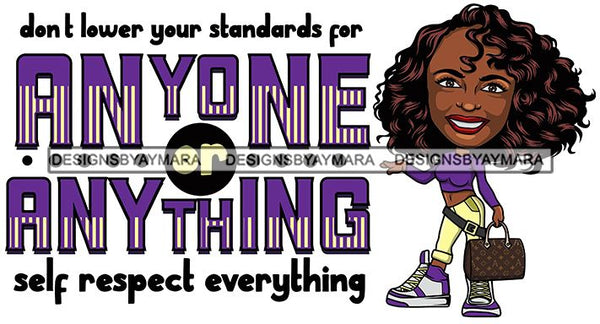 Afro Lola Life Quotes Fashion Girl Woman Melanin Popping Ebony Queen .SVG Cutting Files