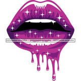 Sensual Glossy Lips SVG Cutting Files