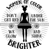 Black Queen Nubian Melanin Quotes .SVG Files For Silhouette and Cricut