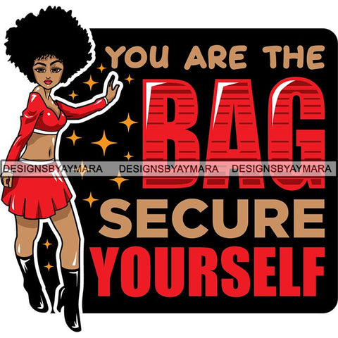 Afro Lola Boss Lady Quotes SVG Cutting Files For Silhouette Cricut and More