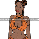Afro Latina Woman SVG Cutting Files For Silhouette Cricut and More