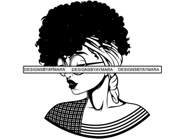 Pretty Woman .SVG Goddess Fabulous Diva Classy Lady Nubian Queen .SVG .EPS .PNG .JPG Vector Clipart Cricut Circuit Cut Cutting