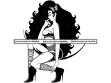 Pretty Woman .SVG Goddess Fabulous Diva Classy Lady Nubian Queen .SVG .EPS .PNG .JPG Vector Clipart Cricut Circuit Cut Cutting