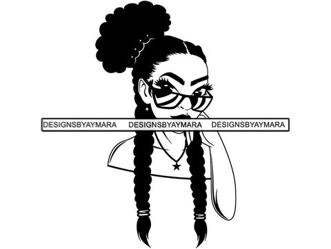 Beautiful Goddess Woman .SVG Fabulous Diva Classy Lady Nubian Queen .SVG .EPS .PNG .JPG Vector Clipart Cricut Circuit Cut Cutting