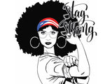 Afro Beautiful Black Woman SVG African American Ethnicity Afro Puffy Hairstyle Beauty Salon Queen Diva Classy Lady  Beautiful People Beauty Salon Princess