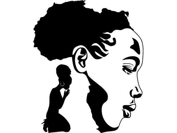 Afro Beautiful Black Woman SVG African American Ethnicity Afro Puffy Hairstyle Beauty Salon Queen Diva Classy Lady  Beautiful People Beauty Salon Princess