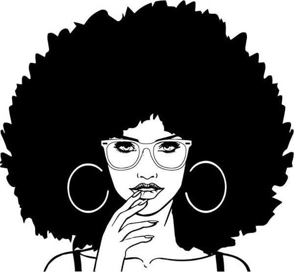 Afro Beautiful Black Woman SVG African American Ethnicity Afro Puffy Hairstyle Beauty Salon Queen Diva Classy Lady  Beautiful People Beauty Salon Princess