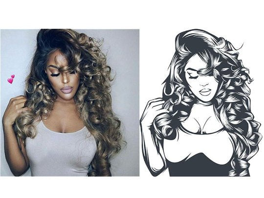 Afro Beautiful Black Woman SVG African American Ethnicity Afro Puffy Hairstyle Beauty Salon Queen Diva Classy Lady  Beautiful People Beauty Salon Princess