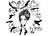Afro Beautiful Black Woman SVG African American Ethnicity Afro Puffy Hairstyle Beauty Salon Queen Diva Classy Lady  Beautiful People Beauty Salon Princess