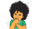 Afro Beautiful Black Woman SVG African American Ethnicity Afro Puffy Hairstyle Beauty Salon Queen Diva Classy Lady  Beautiful People Beauty Salon Princess