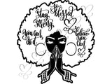 Afro Beautiful Black Woman SVG African American Ethnicity Afro Puffy Hairstyle Beauty Salon Queen Diva Classy Lady  Beautiful People Beauty Salon Princess