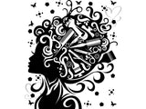 Afro Beautiful Black Woman SVG African American Ethnicity Afro Puffy Hairstyle Beauty Salon Queen Diva Classy Lady  Beautiful People Beauty Salon Princess