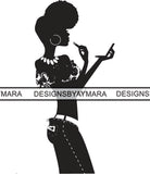 Beautiful Woman SVG Goddess Fabulous Stylish Queen Diva Classy Lady  .SVG .EPS .PNG Vector Clipart Digital Cricut Circuit Cut Cutting