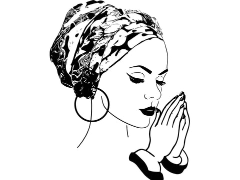 Afro Beautiful Black Woman SVG African American Ethnicity Afro Puffy Hairstyle Beauty Salon Queen Diva Classy Lady  Beautiful People Beauty Salon Princess