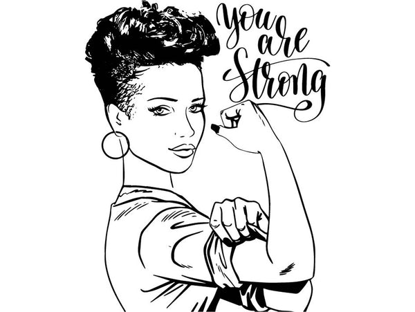 Afro Beautiful Black Woman SVG African American Ethnicity Afro Puffy Hairstyle Beauty Salon Queen Diva Classy Lady  Beautiful People Beauty Salon Princess