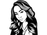 Afro Woman SVG Cut Files For Silhouettes and Cricut