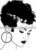 Afro Melanin Popping Blessed Life Quotes SVG Cutting Files For Silhouette Cricut and More