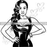 Afro Woman SVG Free Cut Files For Silhouettes and Cricut