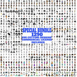 HUGE MEGA BUNDLE 1297 SVG Layered Vector Designs Afro Woman African American Women Melanin Nubian Black Girl Magic SVG PNG JPG Cutting Files For Silhouette Cricut and More
