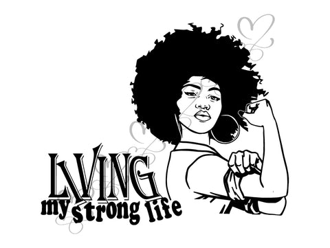 Afro Beautiful Black Woman SVG African American Ethnicity Afro Puffy Hairstyle Beauty Salon Queen Diva Classy Lady  Beautiful People Beauty Salon Princess