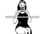 Woman Smoking Weed SVG  Cannabis Marijuana Blunt Join Pot 420 High Life Smoke Smoker Weed