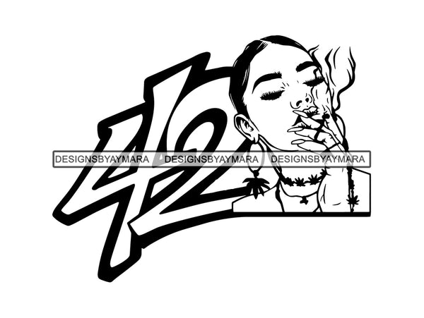Blunt Weed Cannabis 420 Medical Marijuana Pot Stone High Life Smoker Drug .SVG .PNG Vector Clipart Silhouette Cricut Circuit Cut Cutting